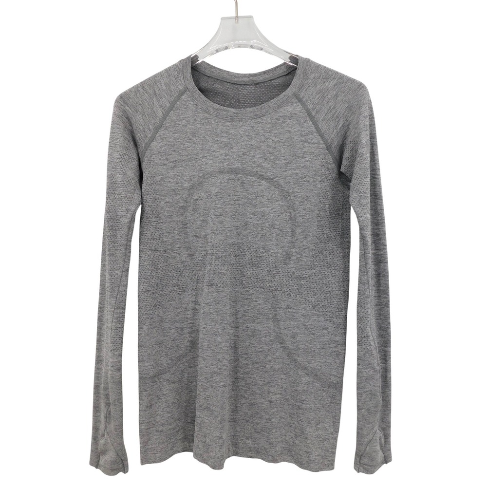 Lululemon Women's Swiftly Tech Long Sleeve 2.0 Shirt Grey‎ Heathered Size 6